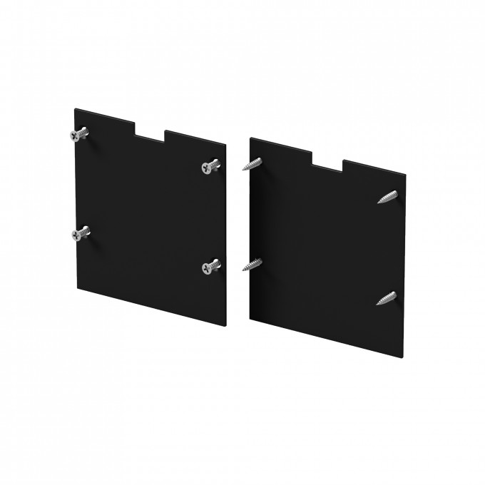 Комплект заглушек (для профиля 50×50) 2 шт., MAYTONI ALM-5050T-B-EC 642047 Комплект заглушек (для профиля 50×50) 2 шт., MAYTONI ALM-5050T-B-EC 642047