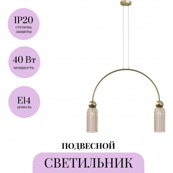 Подвесной светильник MAYTONI ANTIC MOD302PL-02CG Подвесной светильник MAYTONI ANTIC MOD302PL-02CG