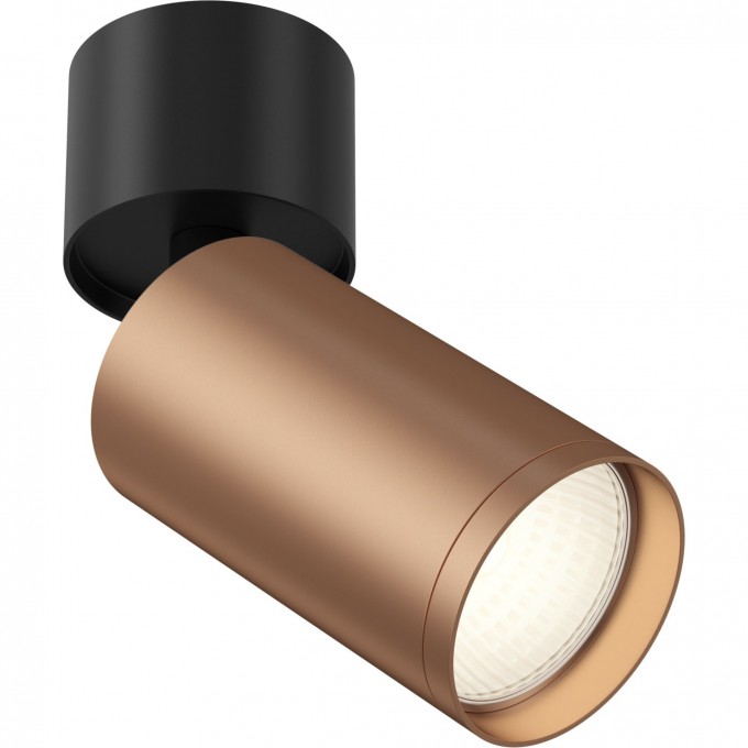 Потолочный светильник MAYTONI FOCUS S черный и медь матовая C050CL-1BC Потолочный светильник MAYTONI FOCUS S черный и медь матовая C050CL-1BC