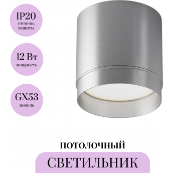 Потолочный светильник MAYTONI POLAR C088CL-GX53-S Потолочный светильник MAYTONI POLAR C088CL-GX53-S