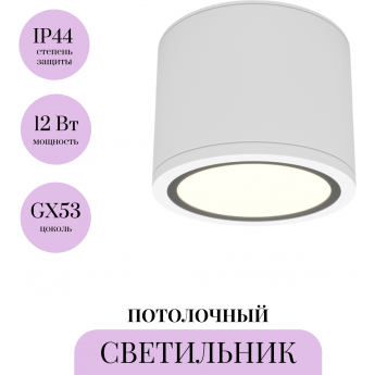 Потолочный светильник MAYTONI RENDO C095CL-GX53-W Потолочный светильник MAYTONI RENDO C095CL-GX53-W