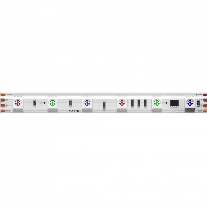 Светодиодная лента Ultra 14,4 Вт/м RGB 24V IP65 MAYTONI SPI 201247 Светодиодная лента Ultra 14,4 Вт/м RGB 24V IP65 MAYTONI SPI 201247