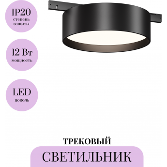 Трековый светильник MAYTONI ZON LEVITY TR189-1-12W4K-B Трековый светильник MAYTONI ZON LEVITY TR189-1-12W4K-B